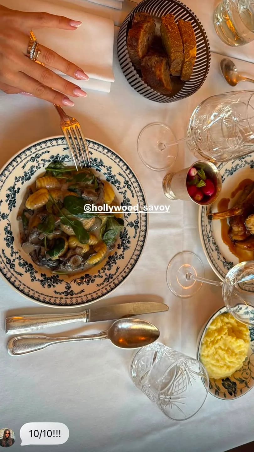 Story créatrice — dîner Hollywood Savoy